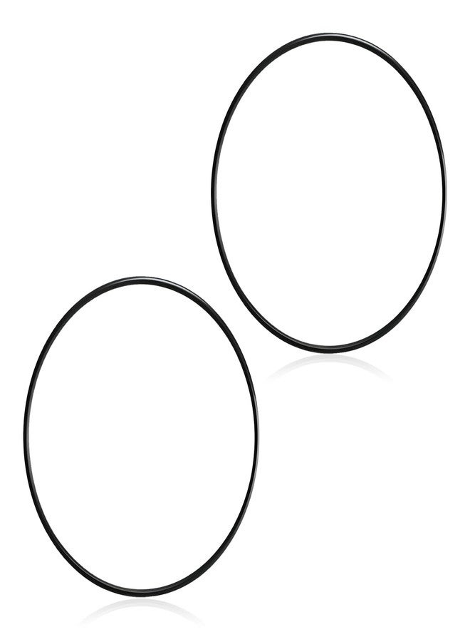 ASPNH A20038 A-20038 O-Ring Replacement Part, Suitable for Fluval 104, 105, 106, 107, 204, 205, 206, 207 Motor Head Lid Sealing Ring Aquarium Filter Replacement Part, Black, 2 Pieces - Image 1
